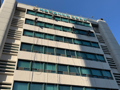 경기도 용인시 수지구 건물 외벽 청소